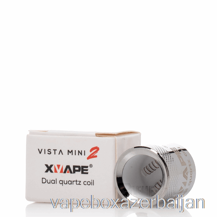 Vape Baku XVape Vista Mini 2 Replacement Coils Dual Quartz Heating Atomizer